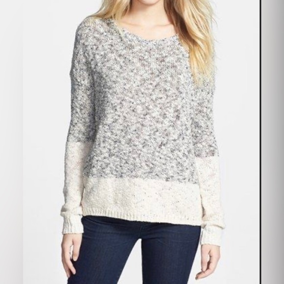 VINCE Marled Colorblock Sweater - Picture 14 of 14